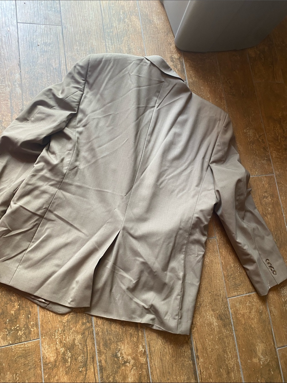 Jos. A. Bank Men's Taupe Suit. Jacket is 52L and pants are 48L. Good condition. - Picture 4 of 7